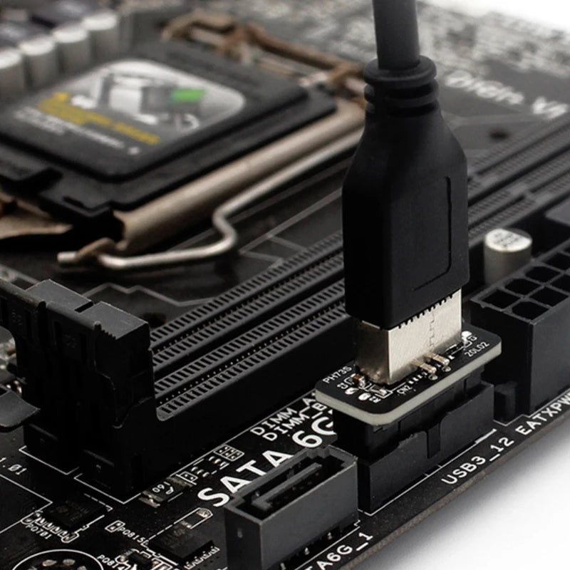 USB 3 0 Type-e Female 19-Pin Male Adapter Internal Motherboard
