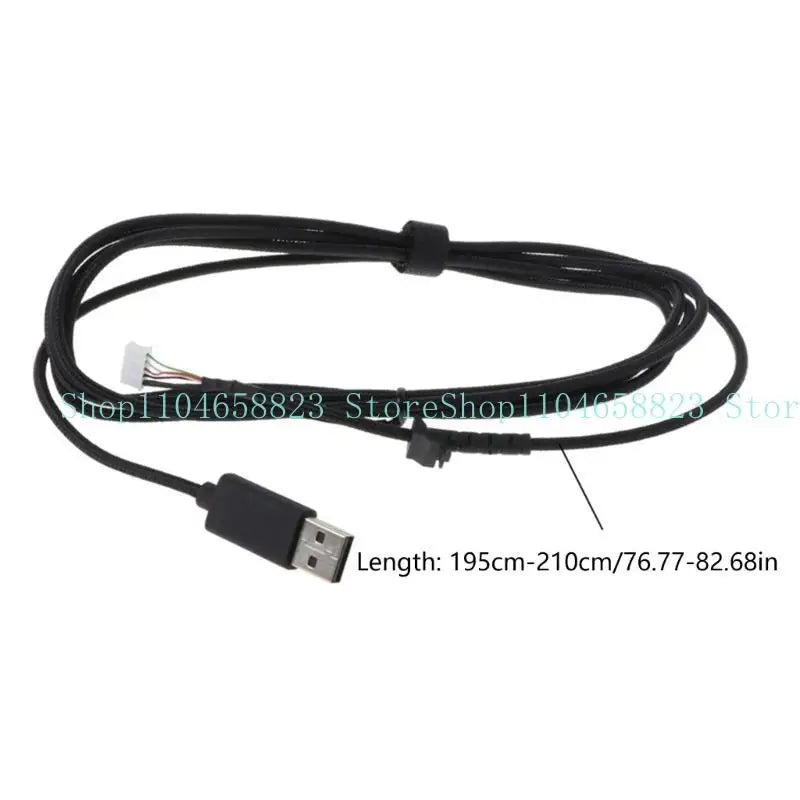 2.2M USB Mouse Cable Replacement for G502 Game Mouse for , Wire Cable Replacement Repair Accessory Zpaxo