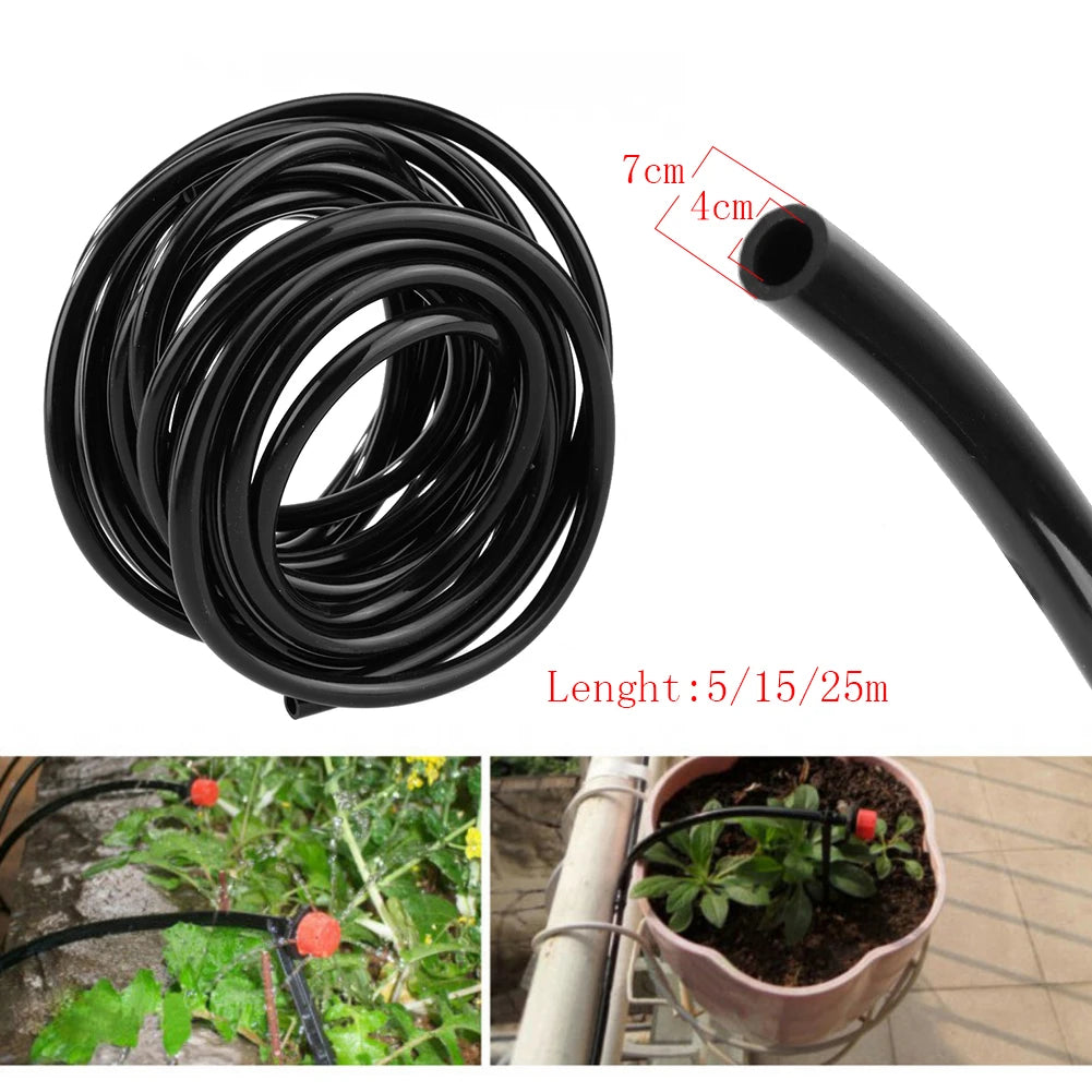 PVC Micro Drip Irrigation Tube Plants Sprinkler Pipe Garden Watering Hose Zpaxo
