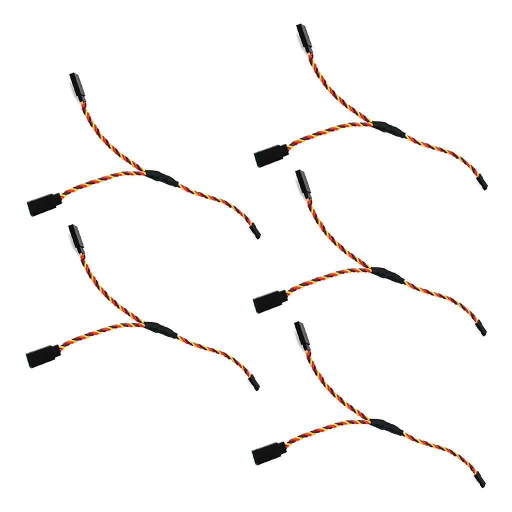 3Pin RC Servo Splitter Cable 1 Male 2 Female JR Futaba Y Harness