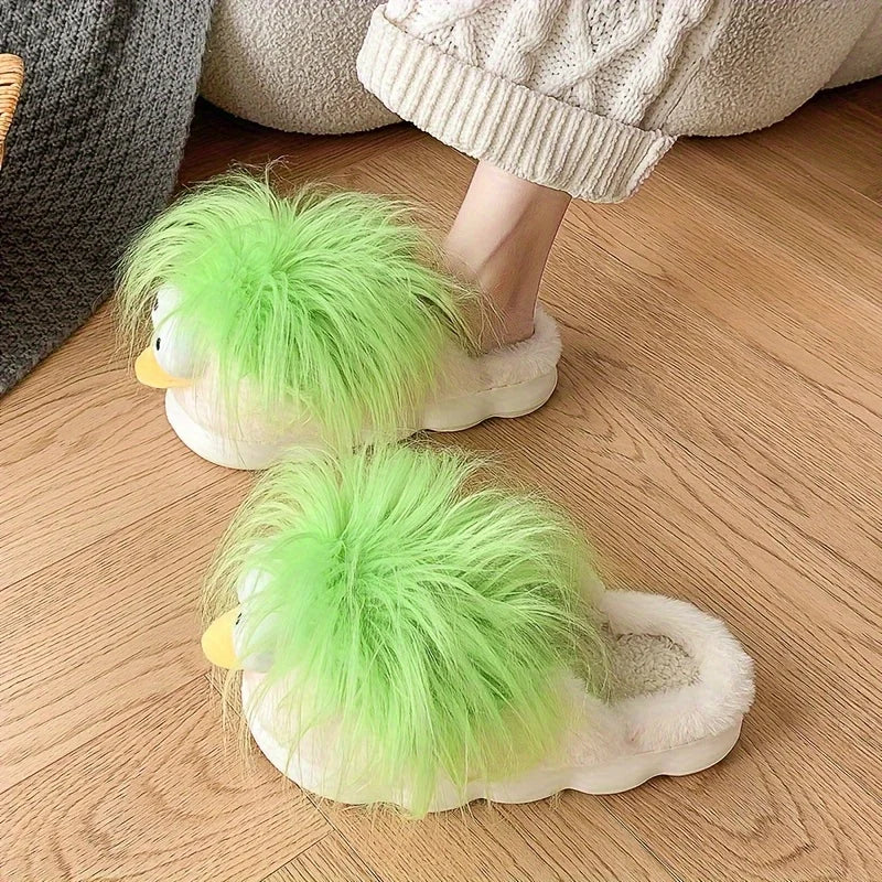Unisex Novelty Spirit Guy Cotton Slippers Men Women Warm Anti Slip