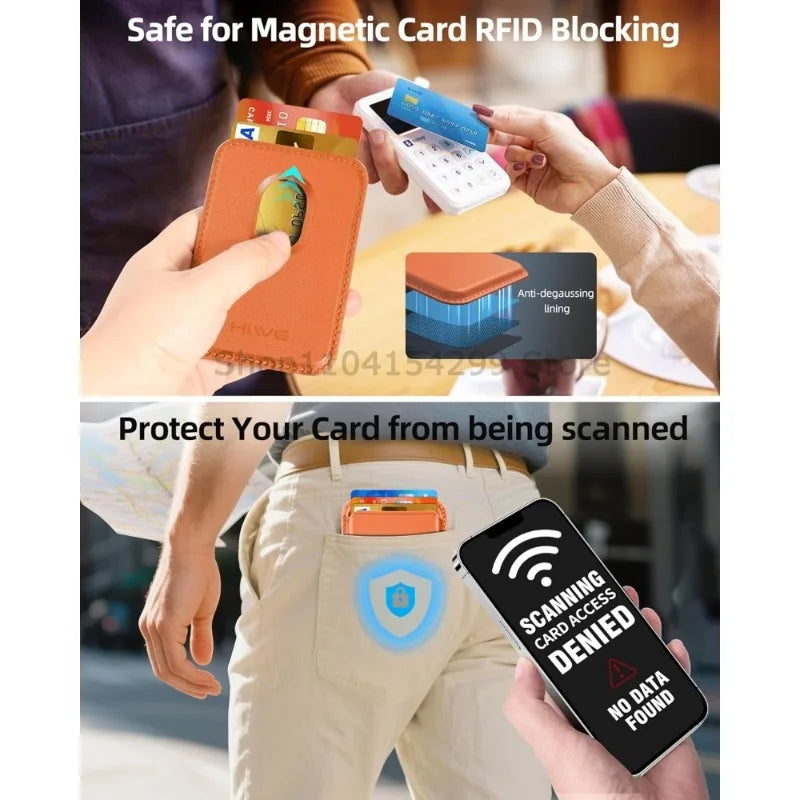 Strong Magnetic Leather Wallet with Hide Stand Case for Magsafe for IPhone 15PM 14 13 Pro Max Mag Safe Card Holder Pocket Cover Zpaxo