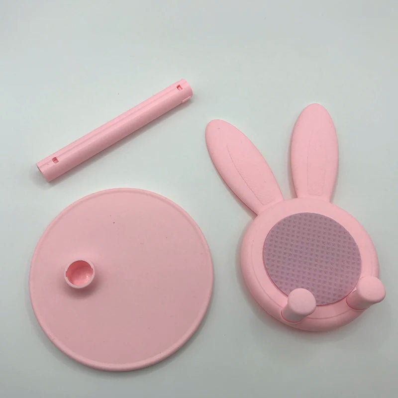 Cute Bunny Desktop Universal Mobile Phone Stand Smart Bracket Zpaxo Pink