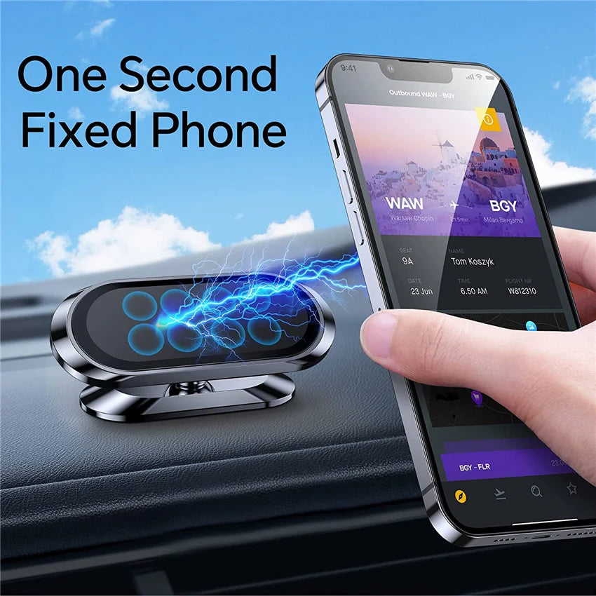 Rotatable Magnetic Car Phone Holder Mount Magnet Smartphone Mobile