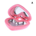 Love Heart Shape Empty Eyeshadow Case Refillable Easy Carry Rouge Zpaxo A