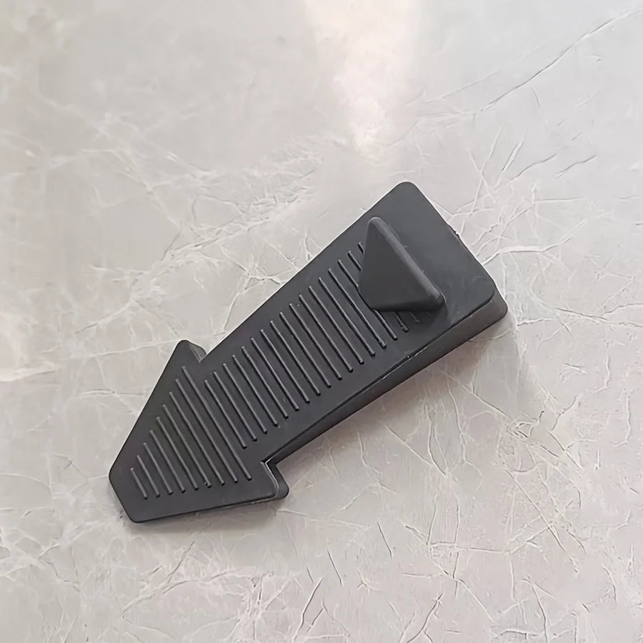1Pcs Door Stopper Safety Silicone Anti-skid Windproof Door Stop Door Rear Retainer Anti-collision Stop Home Bedroom Zpaxo black