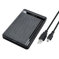 2.5" SATA to USB2.0 HDD Enclosure Mobile Hard Drive Cases for SSD External Storage HDD Box With 2.0 Cable ABS Zpaxo Default Title