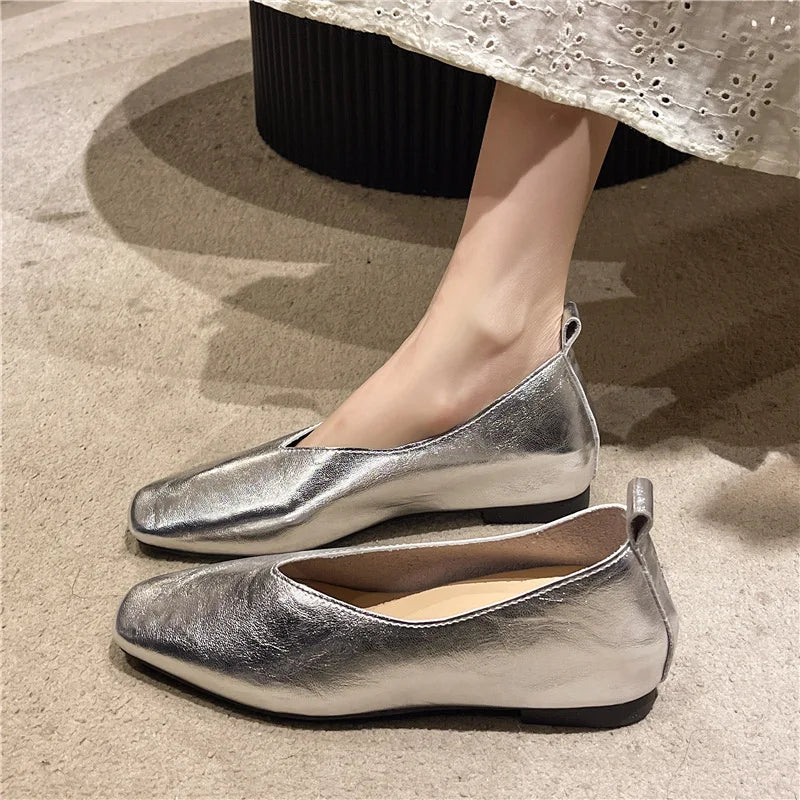 Women's Luxury Shoes Sss Grade Black Heels Red Square Head Elegant Zpaxo 35 Silver