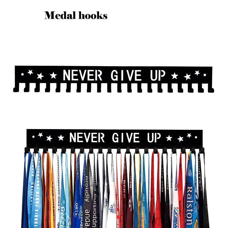 Sport Football Medal Display Metal Rack Hanger Holder Organizer