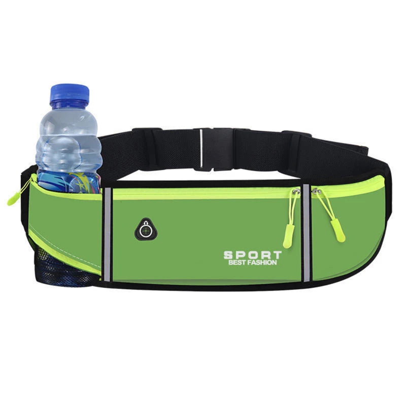Reflective Sports Waist Bag – Running & Cycling Belt Pouch