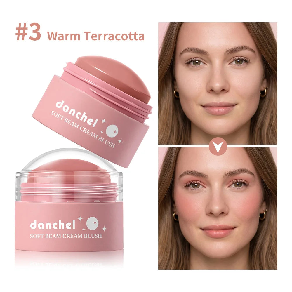 Soft Blush Balm Stick Waterproof Long Lasting Hydrating Lightweight Blendable Cream Blush Stick For Cheeks Face Cosmetics Zpaxo