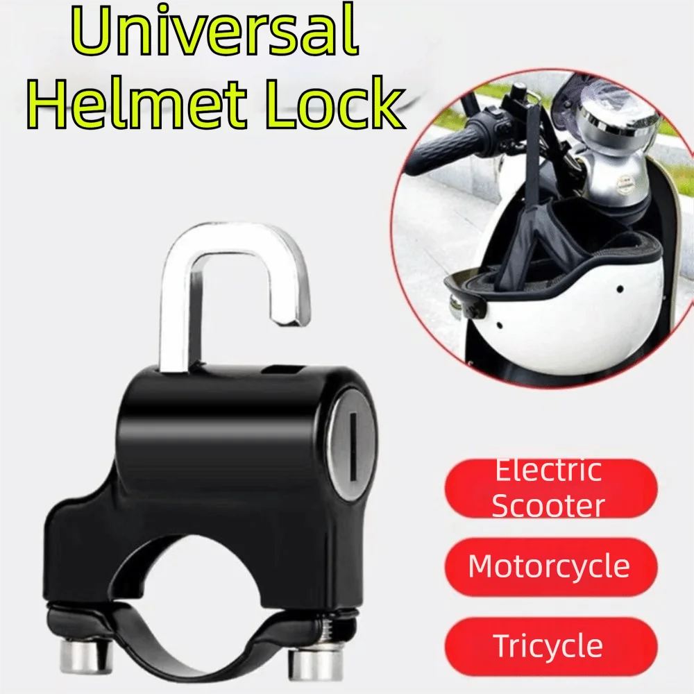 Universal Motorcycle Helmet Lock Security Hook Anti-theft Portable Zpaxo Default Title