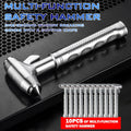 Car Safety Hammer Headrest Mounted Window Breaker Seat Belt Cutter Zpaxo 10pcs