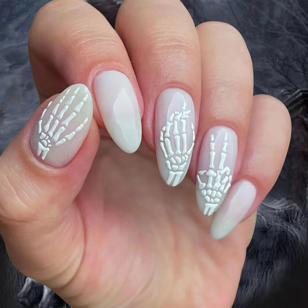 Manicure Long Almond False Nails Stiletto Ballerina Fake Nials Zpaxo JP3408