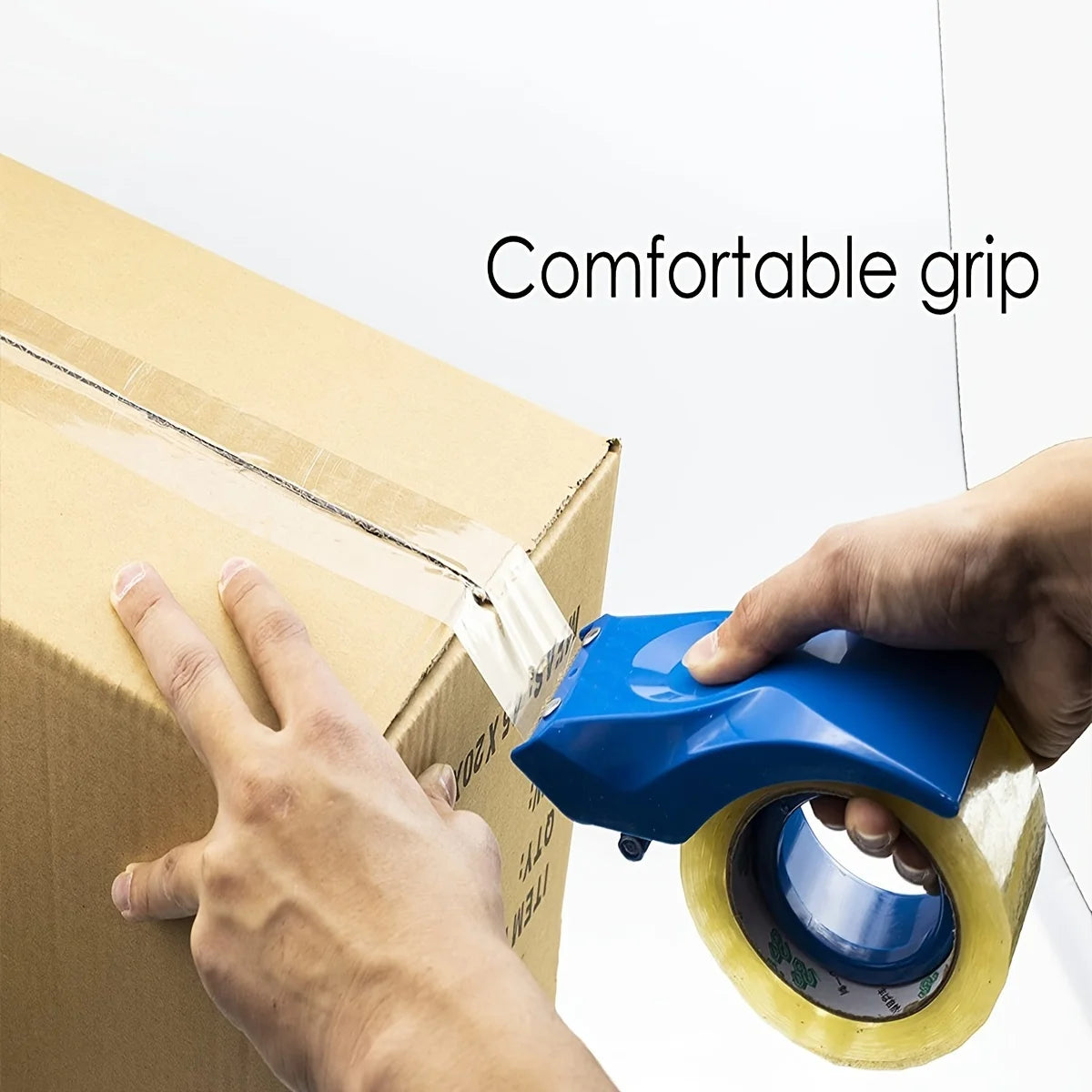 Plastic Sealing Packer Tape Dispenser Packaging Parcel 50mm Width Roller Tape Cutter Sealing Tape Holder Manual Packing Machine Zpaxo