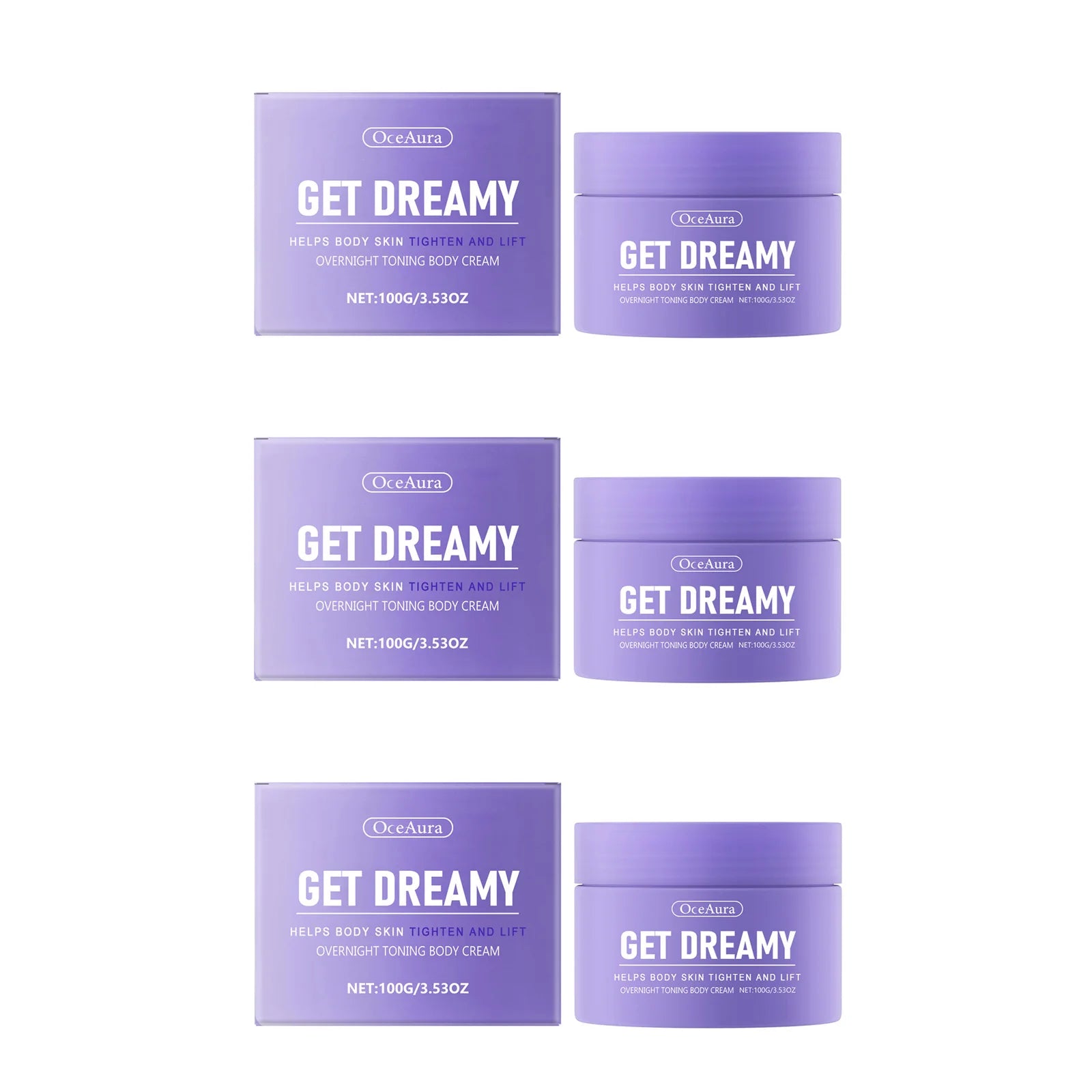 OceAura Body Firming Sculpting Cream – Tightens & Lifts Skin Body Firming Cream Zpaxo 3 x 100g Boxed