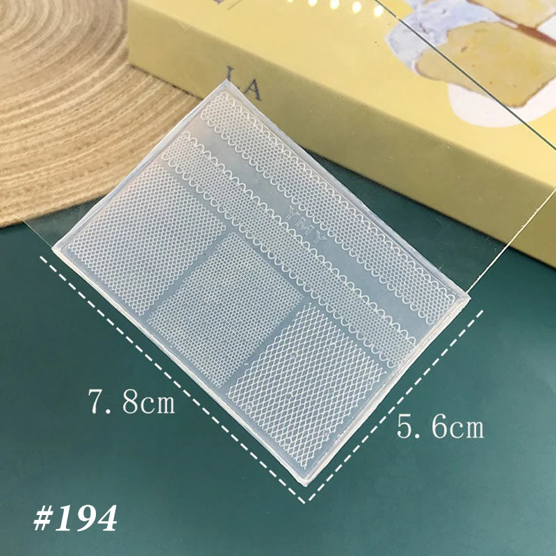 3D Lace Rose Silicone Nail Art Molds Hollow French Mesh Charms Nails Zpaxo 194-