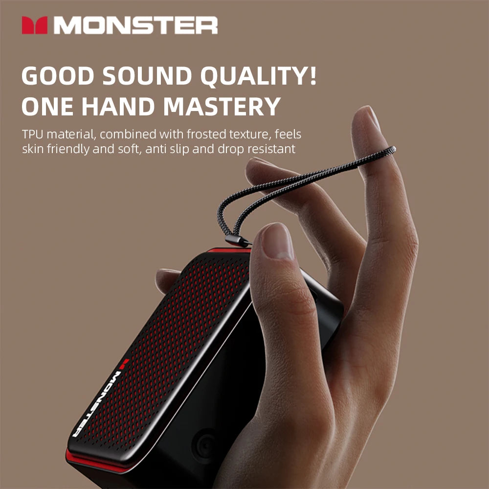 Monster DS01 Outdoor Portable Wireless Speaker BT V6 0 IP67