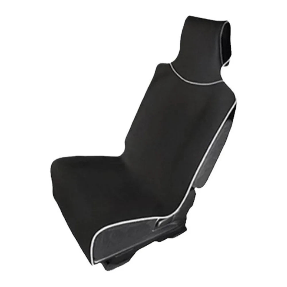 Universal Washable Car Seat Cover Neoprene Waterproof Protector Zpaxo Grey edging