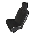 Universal Washable Car Seat Cover Neoprene Waterproof Protector Zpaxo Grey edging