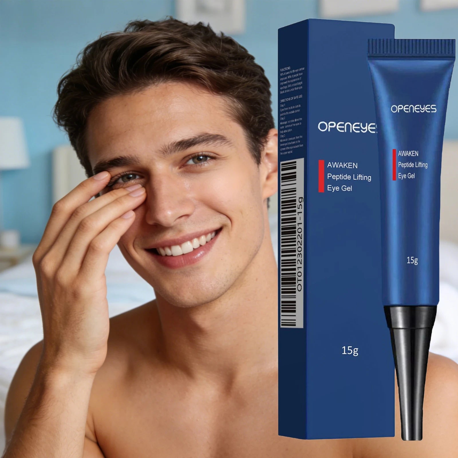 Retinol Eye Cream for Men – Bags, Dark Circles & Wrinkles Men's Eye Cream Zpaxo