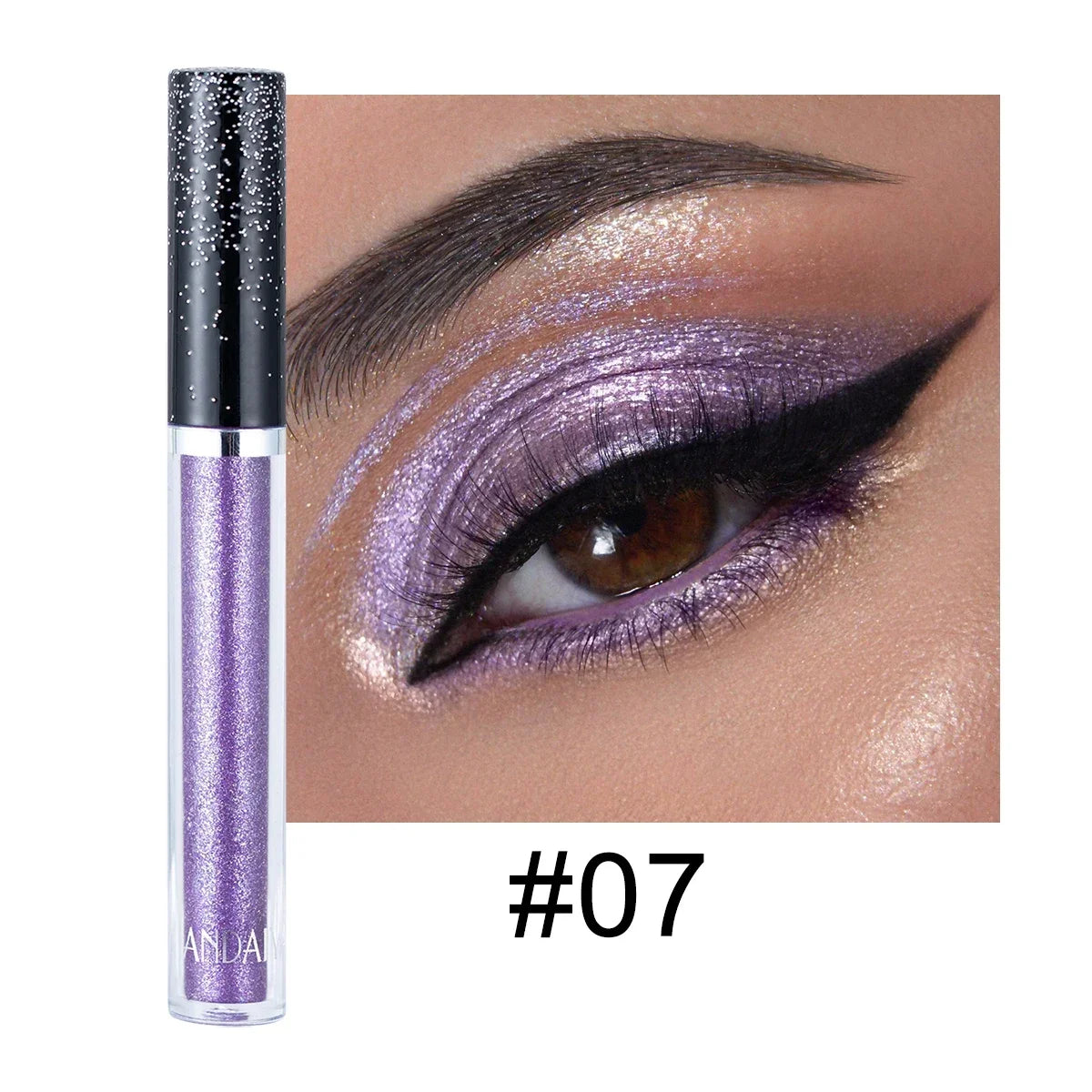 HANDAIYAN Liquid Eyeshadow Metallic Diamond Shiny Eye Liner Pen Zpaxo 07