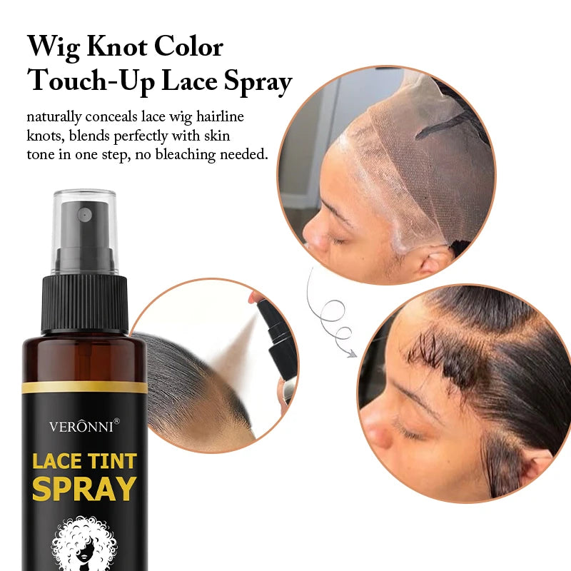 Glueless Lace Melting Spray Holding Wig Strong Hold Dyed Care Glue Zpaxo