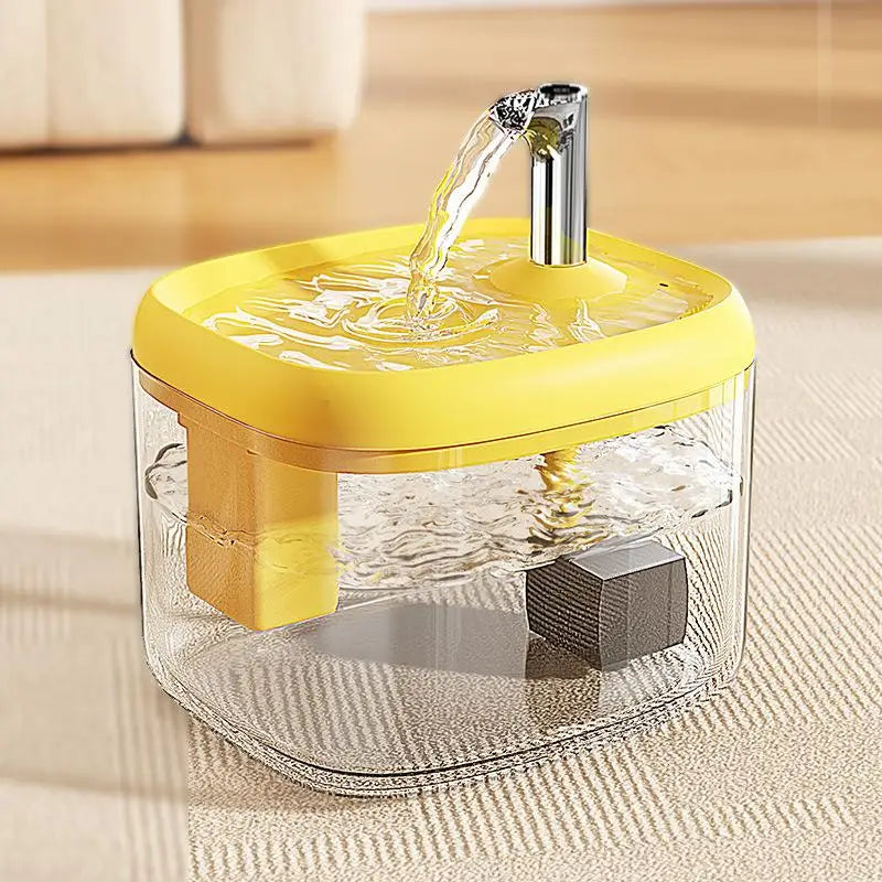 Automatic Pet Dog Cat Water Dispenser Fountain Loop Mute Pump Smart Zpaxo A2