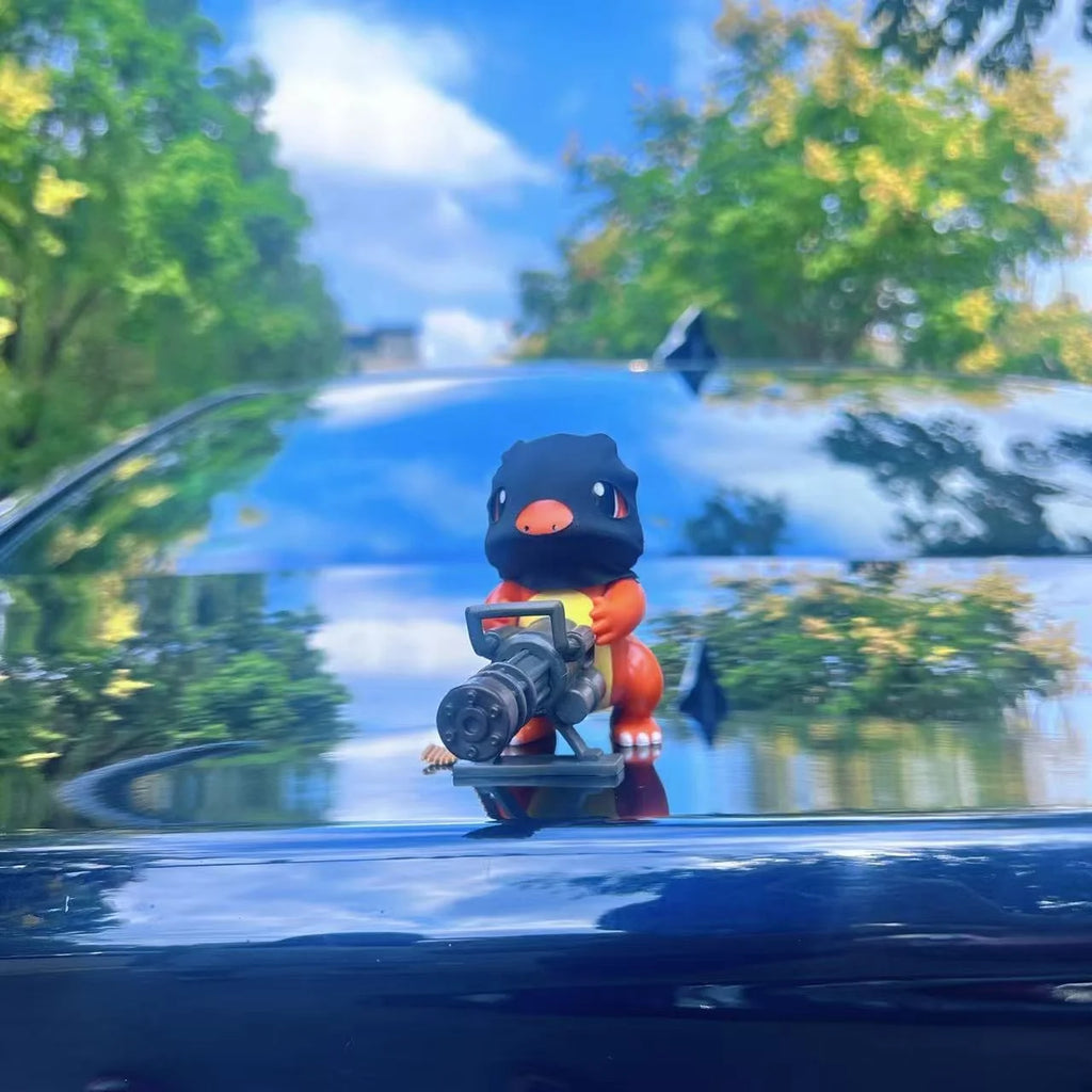 Gatling Fire Dragon Car Figurine – Dashboard & Auto Decor