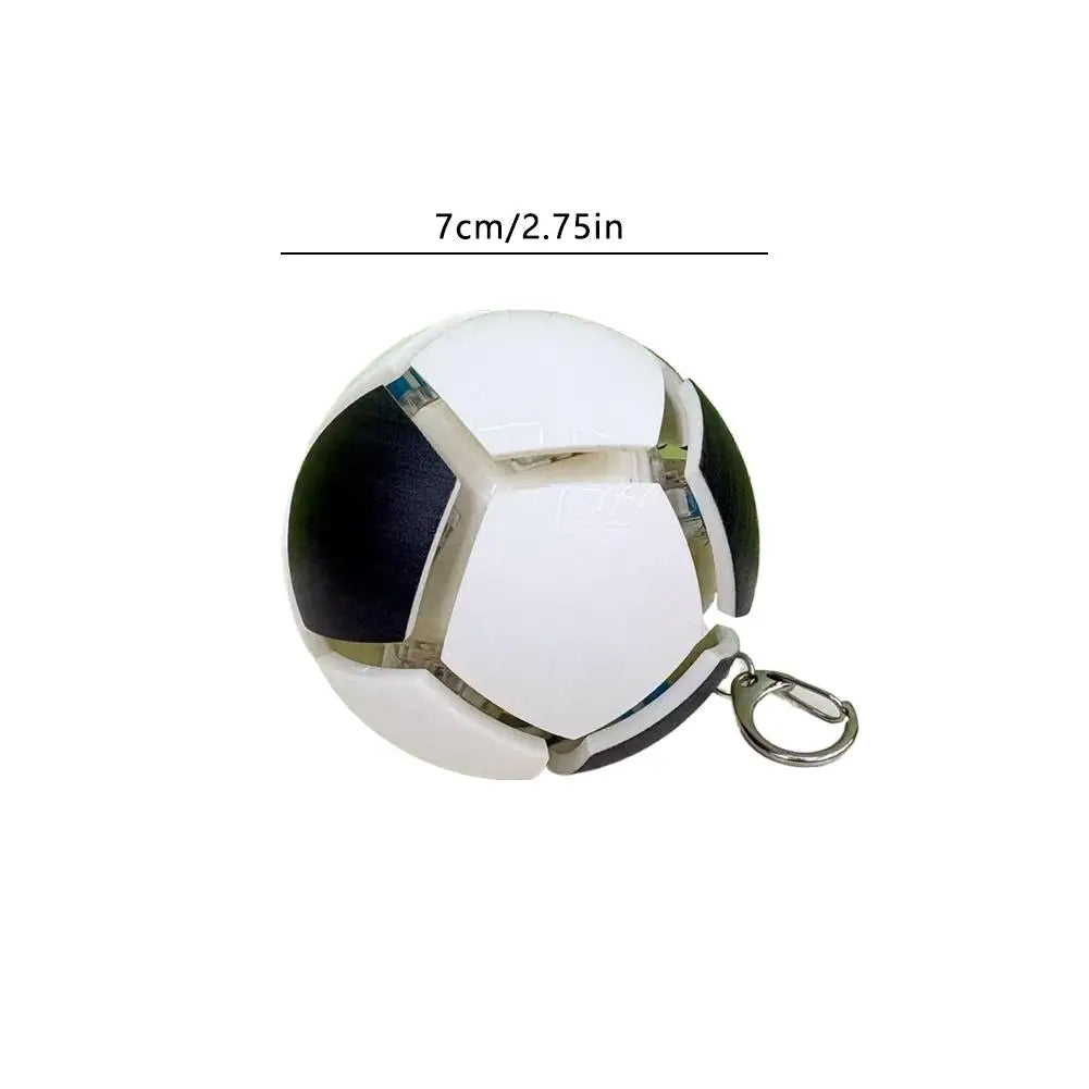 2026 New Soccer Ball Fidget Keychain Mechanical Clicker Stress Relief Sensory Toy Football Fans Pendant Gift Zpaxo