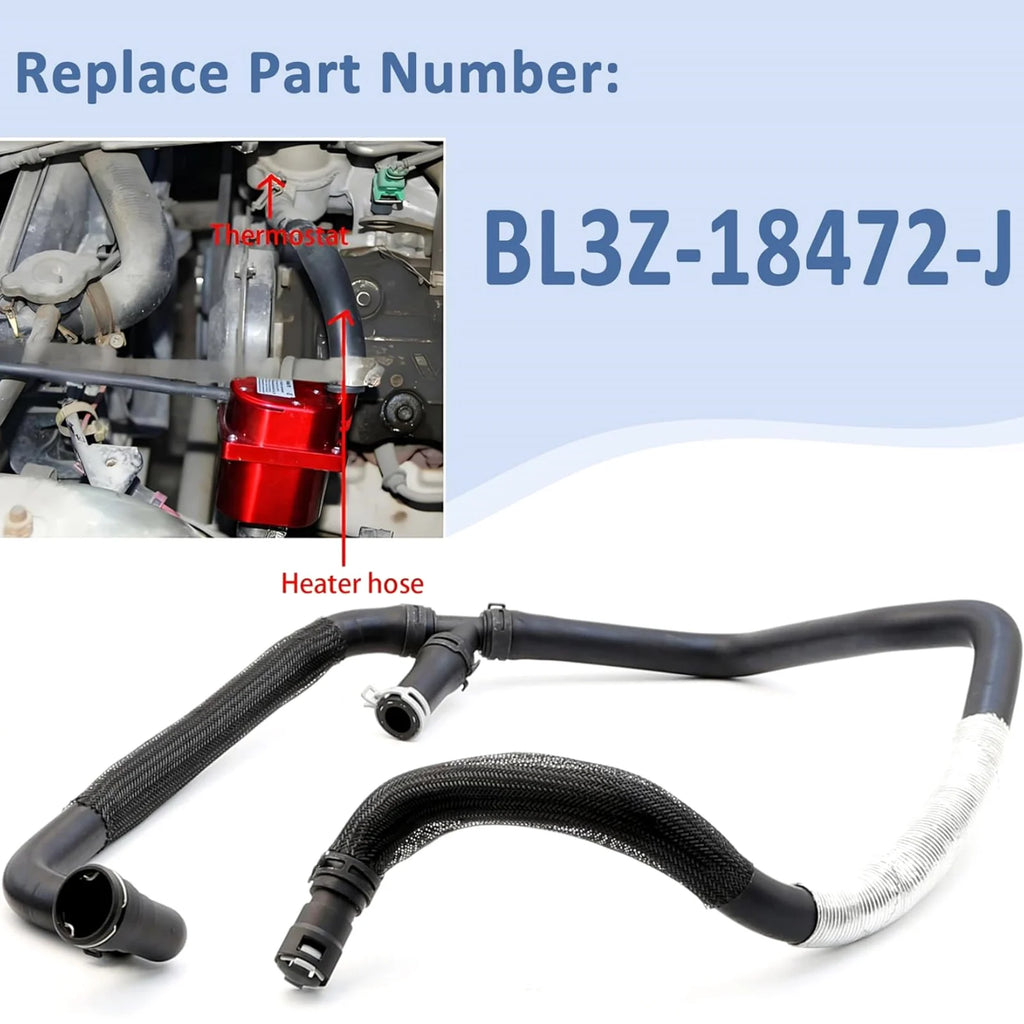 HVAC Heater Hose Molded Coolant BL3Z18472J Replacement Spare Parts