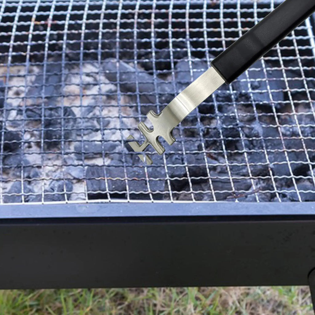 Stainless Steel Grill Grate Lifter – Anti-Scald BBQ Tool Grill Grate Lifter Zpaxo Default Title