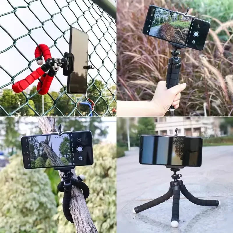 Mini Flexible Octopus Sponge Tripod Holder Xiaomi Huawei Samsung Zpaxo