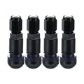Aluminum Alloy 4Pcs/Set Car Accessories Auto Parts Motorcycle Automobiles Stem Caps Air Valve Car Tyre Valve Wheel Tyre Zpaxo black