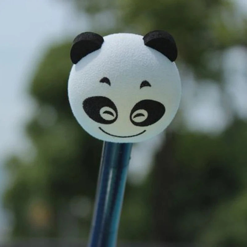 Cute Panda Car Antenna Aerial Ball EVA Topper Truck SUV Pen Decor Toy Zpaxo