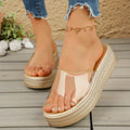 Summer Women Sandals Fashion Jelly Wedges Platform Slippers Women Trend Casual Big Size Sandals Slides Women Zapatos De Mujer Zpaxo Transparent 36