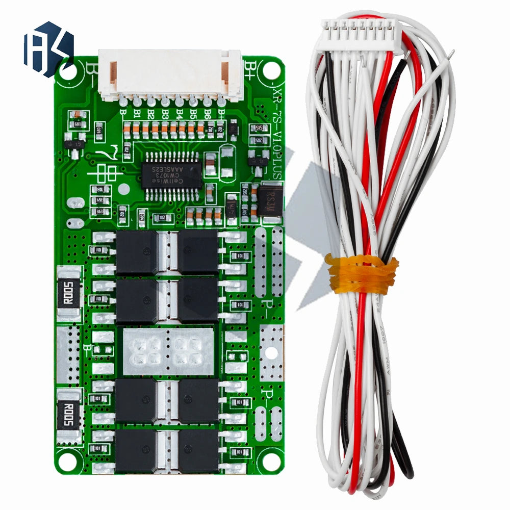 ‌7S 24V Lithium Battery BMS – 10A/15A/18A Li-ion/LMO/Ternary Protection Board with Balance Charging & Over-Discharge Zpaxo