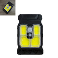 Outdoor LED Solar Clip Light Portable Waterproof Body Sensor Lamp Zpaxo 4 COB White 1pc
