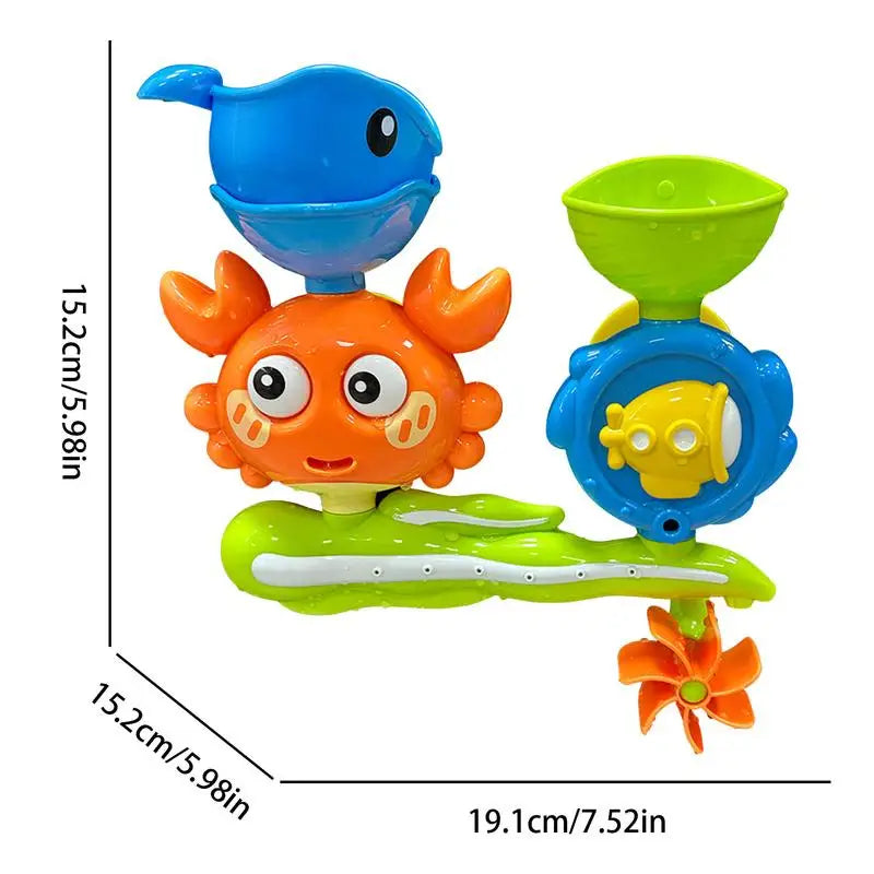 Suction Cup Bath Toys Child Bathroom Toys Beach Swimming Pool Entertainment Tool Kids Bathroom Playing Supplies For Bathtub Zpaxo