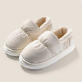 Package Slippers Women's Winter Indoor Non-slip Plush Fleece Lined