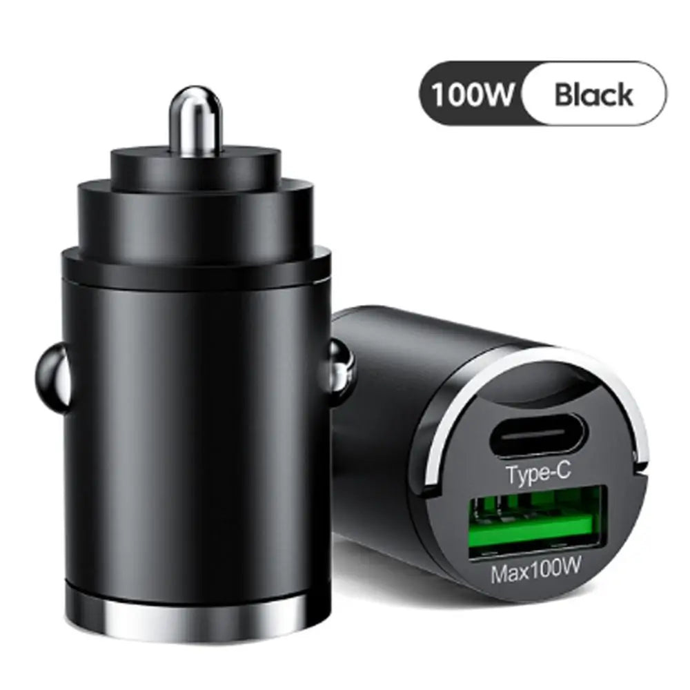 100W USB Car Charger QC3 0 No Harm Phone C Adapter Multi-protection Zpaxo 4 type--max100w