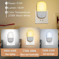 2 PACK Children's Night Lights with Dusk Sensor, Electric Socket 3 Levels of Adjustable Brightness, Auto On/Off Modes Zpaxo EU