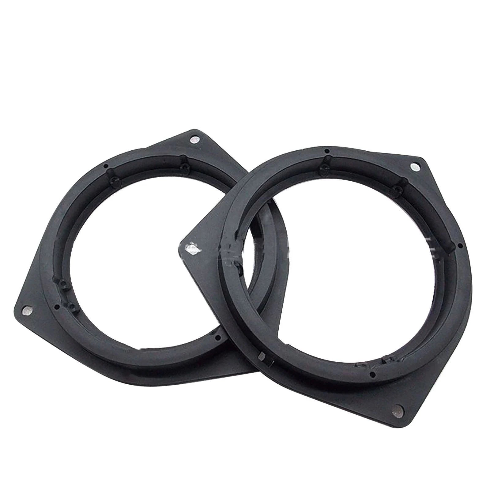 2Pcs/Set 6.5inch Car Speaker Spacers Adapter For Toyota Corolla For Celica For Matrix Plastic Black Mounting Spacer Adaptor Ring