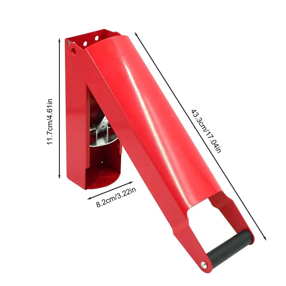 Can Crusher for Recycling Wall-Mounted Aluminium Can Smasher Kitchen Gadget for Outdoor Activities Friends Parties Family Zpaxo Red CN