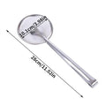Stainless Steel Oil Frying Clamp Filter Fine Mesh Strainer With Clip Tongs for Oil-frying Food BBQ Kitchen Tools Zpaxo 1pc