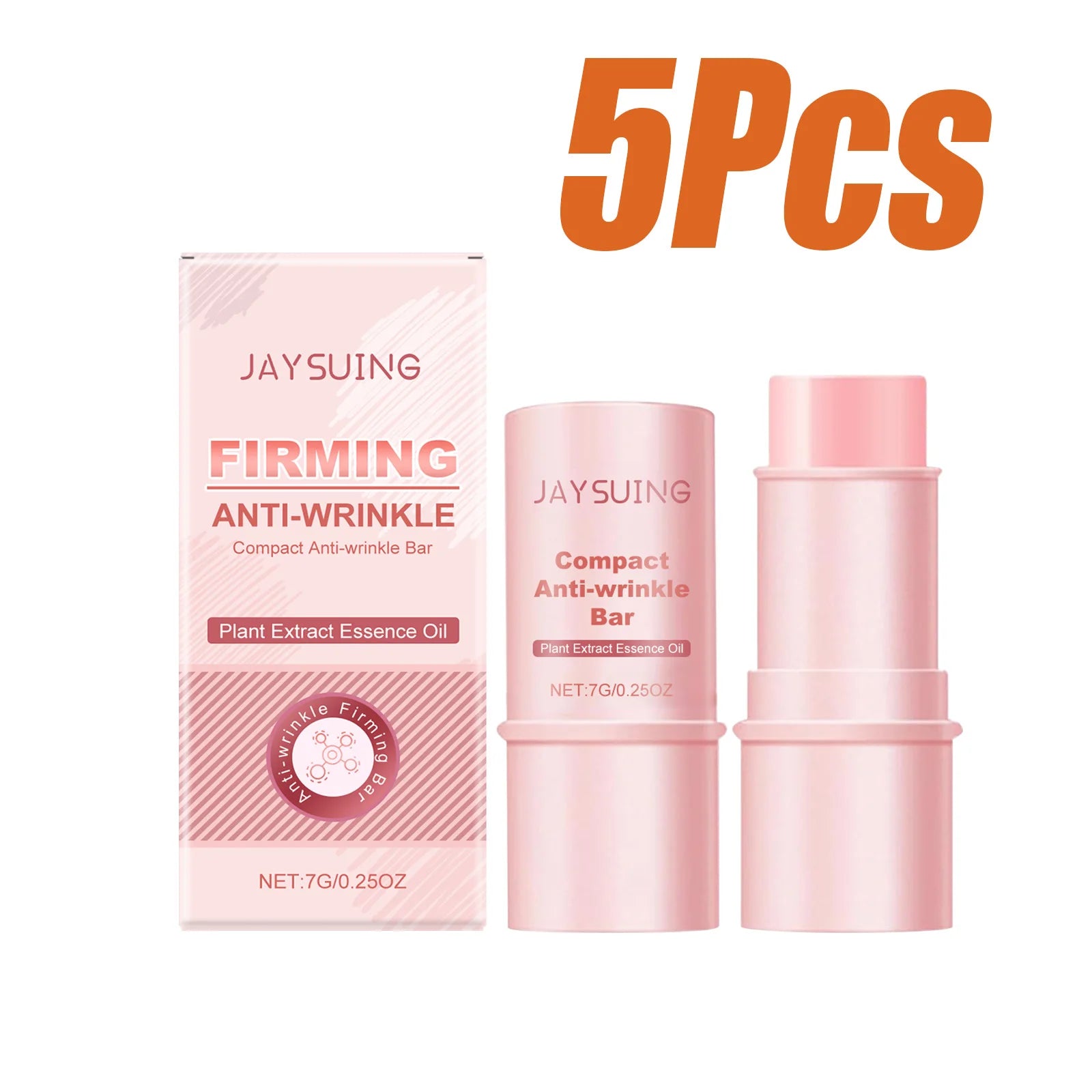 Jaysuing Collagen Firming Bar | Anti-Wrinkle Face Balm Stick Collagen Face Balm Stick Zpaxo 5 x 7g Boxed