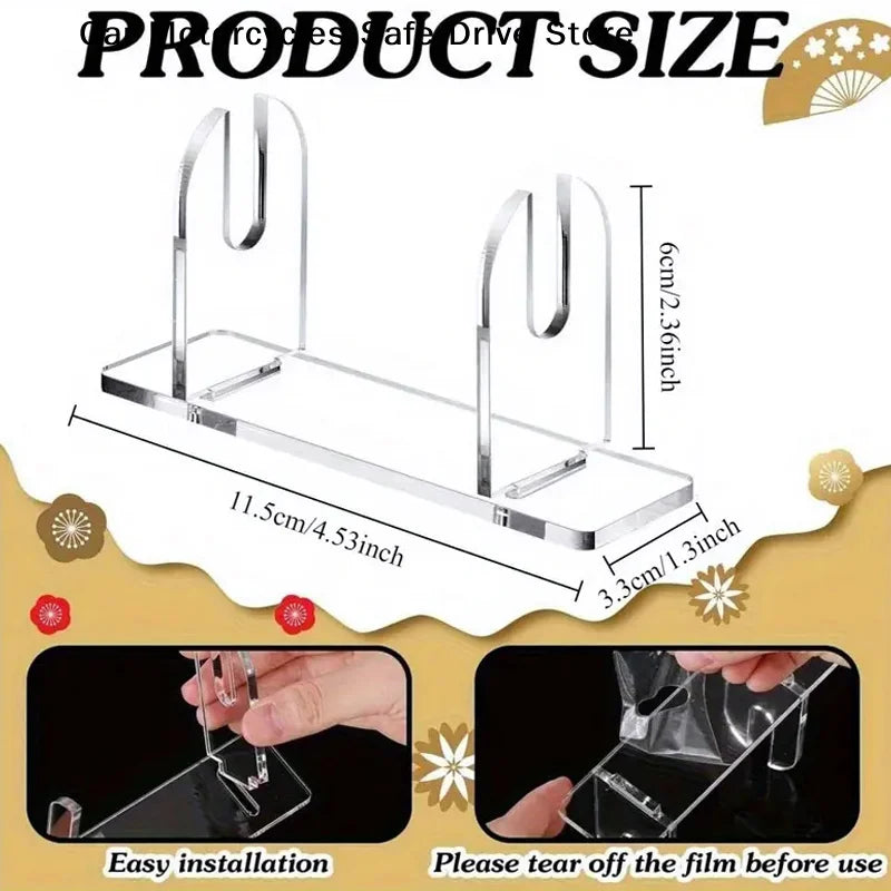 CM1 Acrylic Foldable Fan Stand Display Stands Holder Space-saving