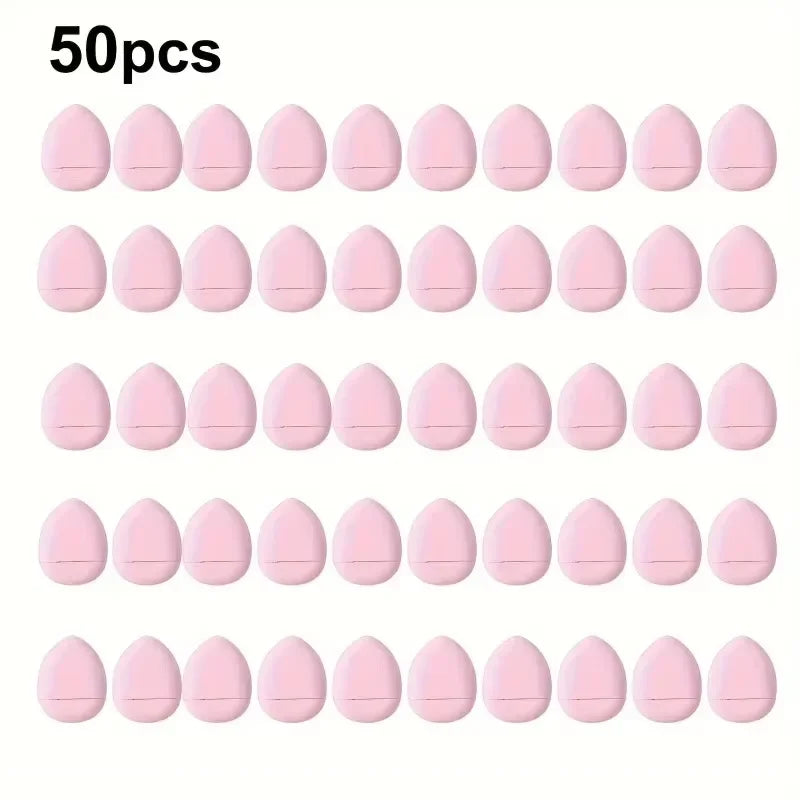 5/10/20/50pcs Mini Finger Air Cushion Pads, Detailed Makeup Sponge Pads, Dual-purpose Beauty Tools for Dry and Wet Use Zpaxo 50 pcs