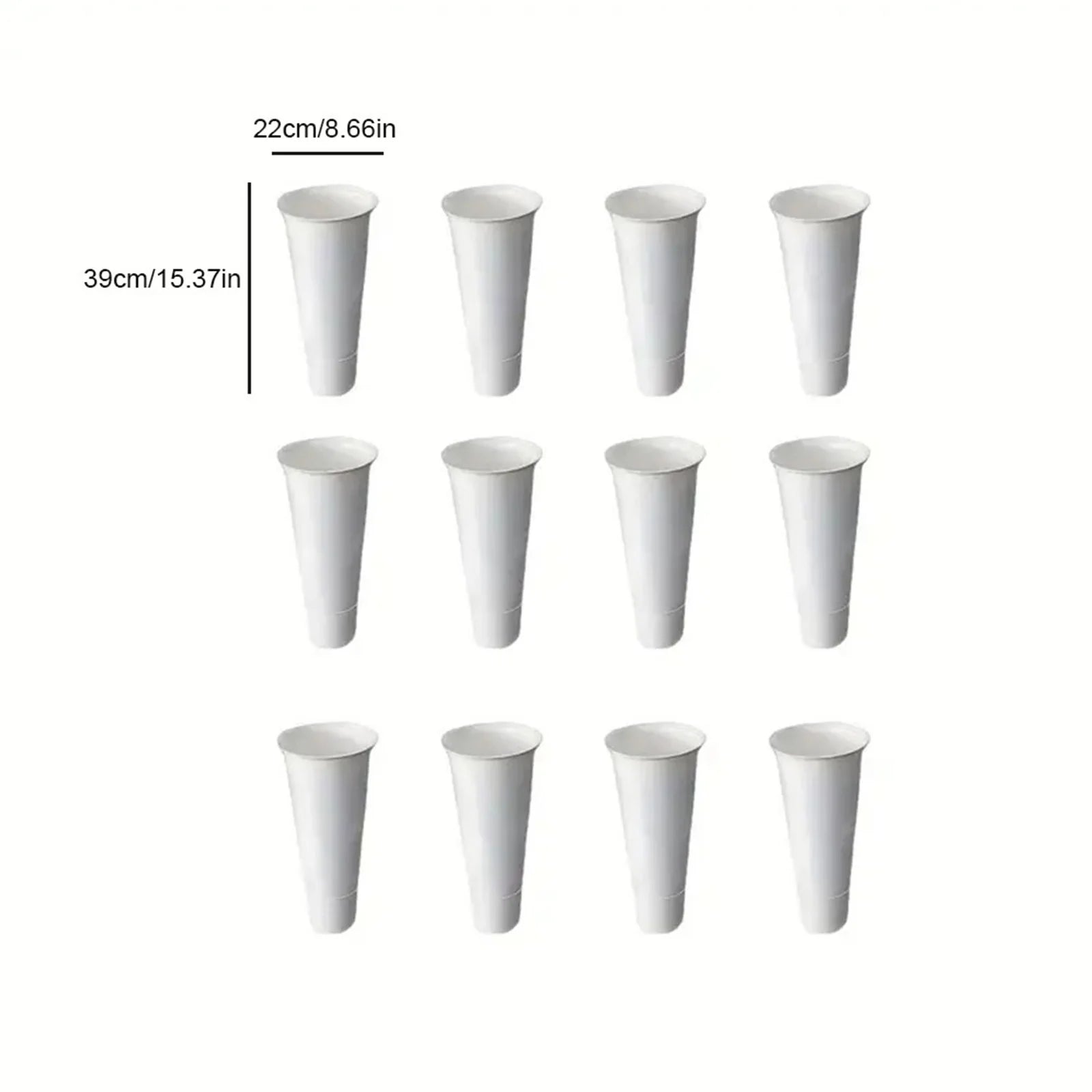 Plant Stand Tapered Buckets Large Capacity Plastic Planter Home Patio