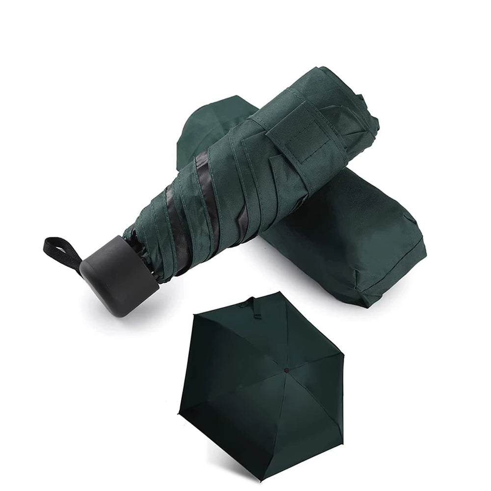 Compact Travel Umbrella Ultralight Folding Pocket Umbrella UV Rain Protection for Outdoor Sun&Rain Umbrella Lightweight Zpaxo
